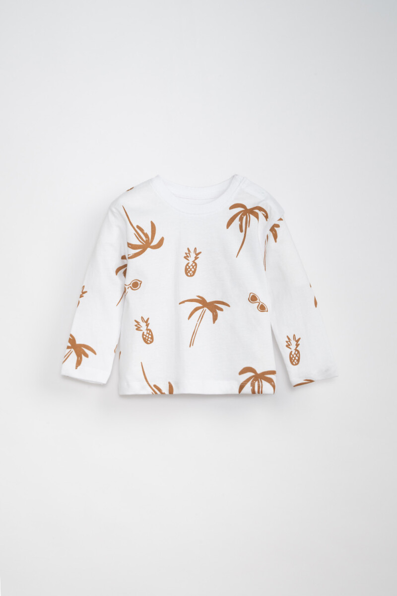 Remera estampa Blanco