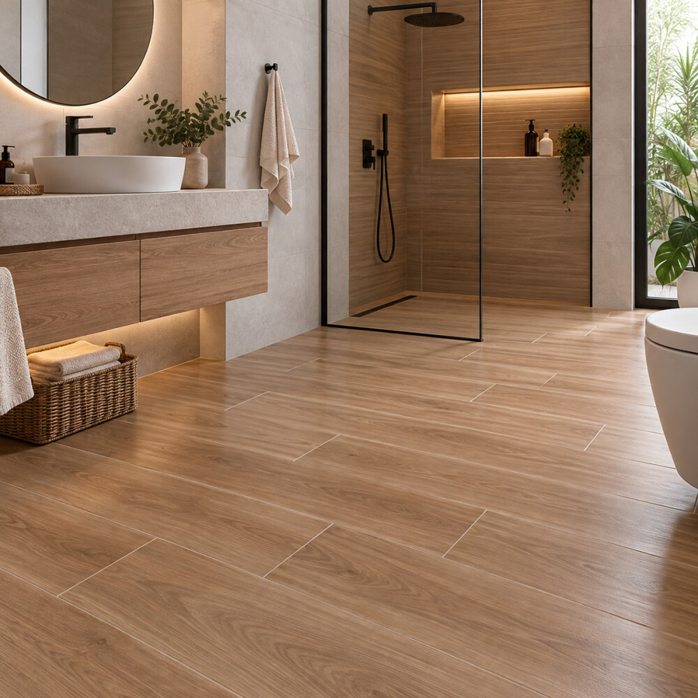 PORCELANATO MADERADO ITAJAI CEREJEIRA ESMALTADO ACETINADO "A" 19.7X120 CM Porcelanato Maderado Itajai Cerejeira Esmaltado Acetinado "a" 19.7x120 Cm