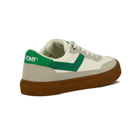 Pony Champion Casual Bronx Hombre Canva-Suede Blanco-Verde