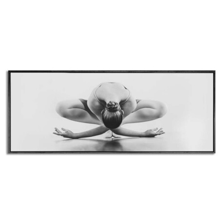 Cuadro 90X30Cm Marco Bailarina Fondo Blanco 1