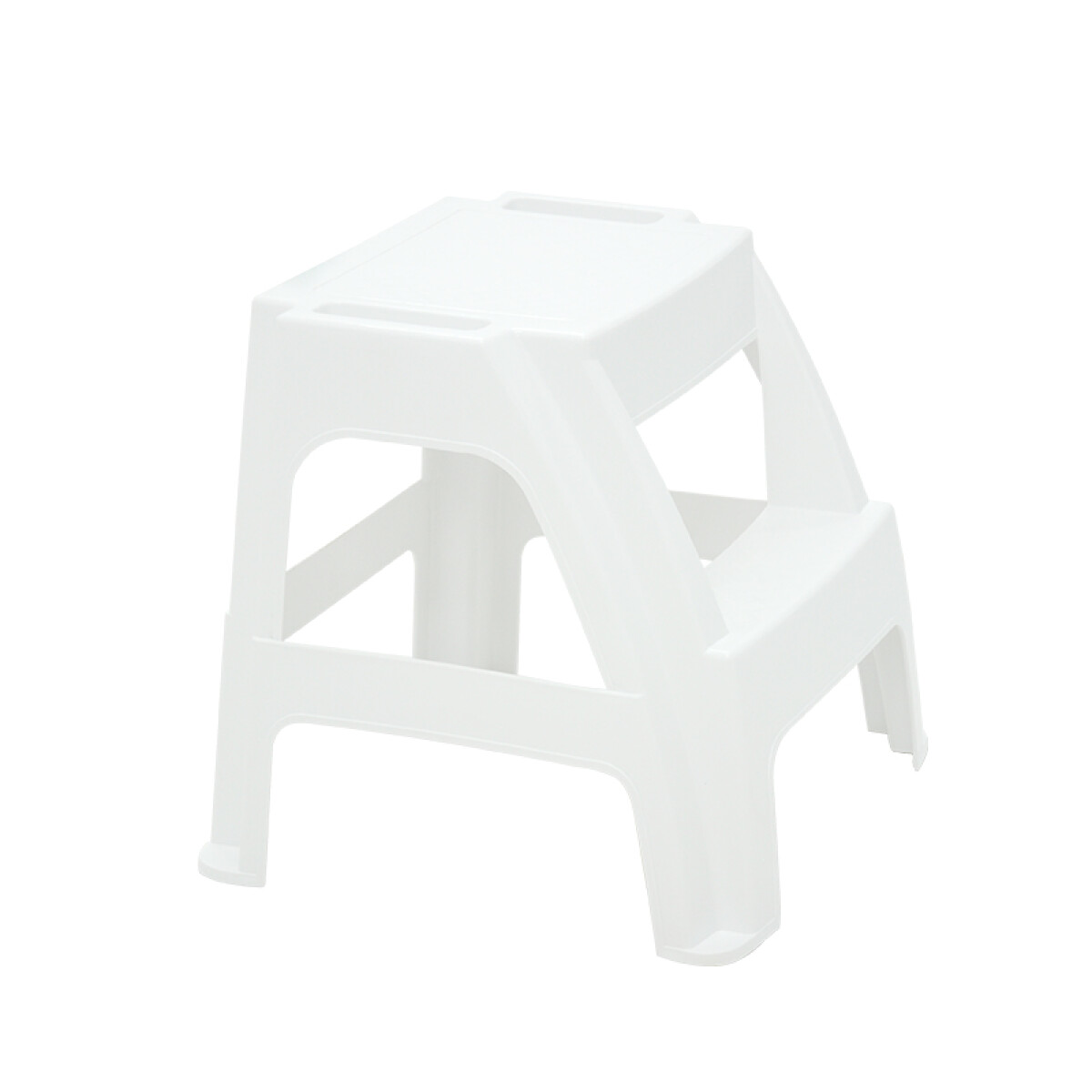 Banqueta escalera en ppl blanco "PAIVA" - TD0031 