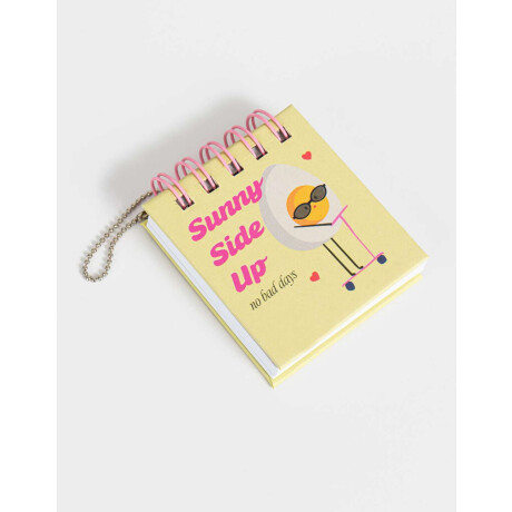 Mini Memo Espiralado Amarillo Claro