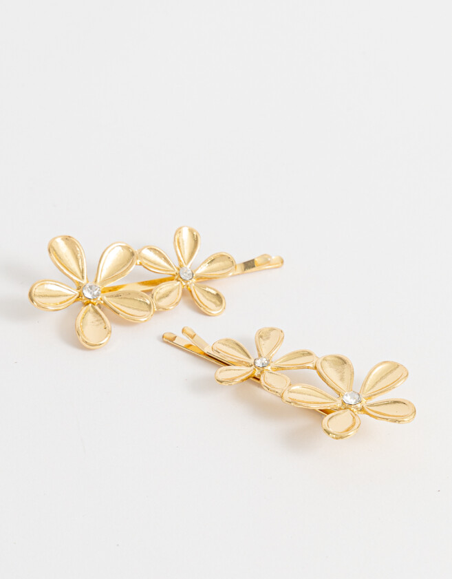 Horquillas Set Con flores Set De Horquillas Con Flores - Combinacion Bicolor