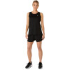 Singlets Running Asics Silver Tank Mujer Performance Black