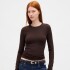 LS CLOSEKNIT CREW - 23 1/2 TERRA BROWN V2