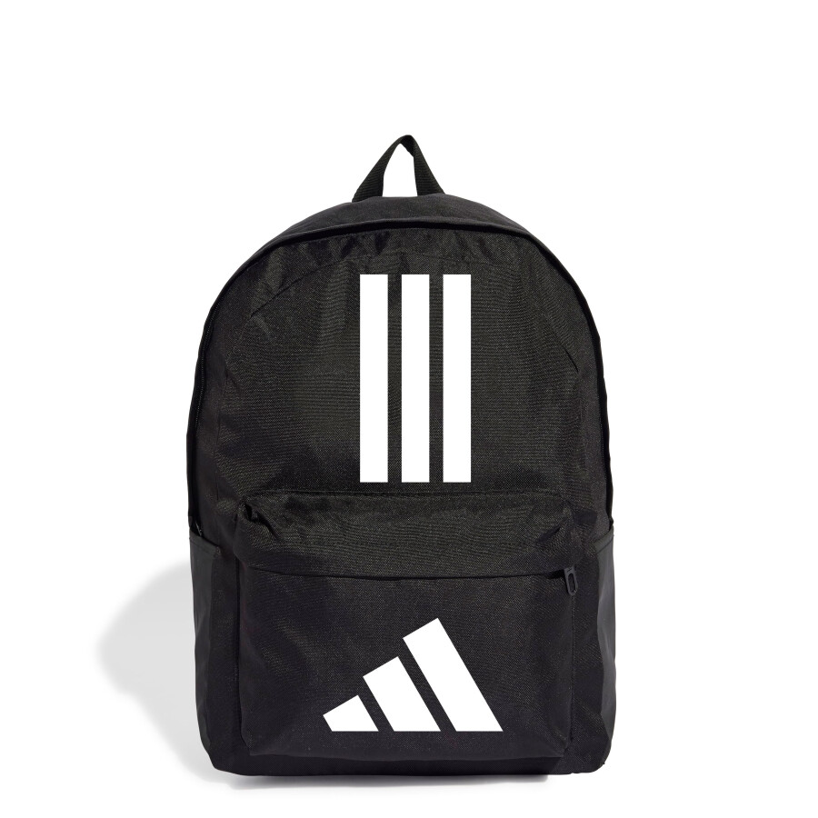 Mochila Adidas Clasica 3 Barras Negro