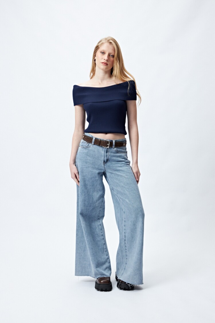 TOP LEONELA Azul Marino