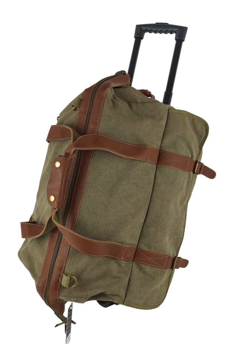 Bolso carry on lona marron Bolso carry on lona marron
