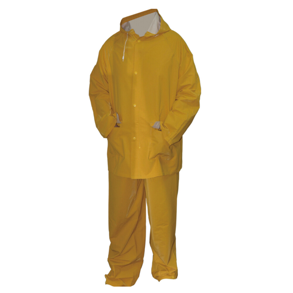 EQUIPO DE LLUVIA PVC AMARILLO TALLE=XL Equipo De Lluvia Pvc Amarillo Talle=xl