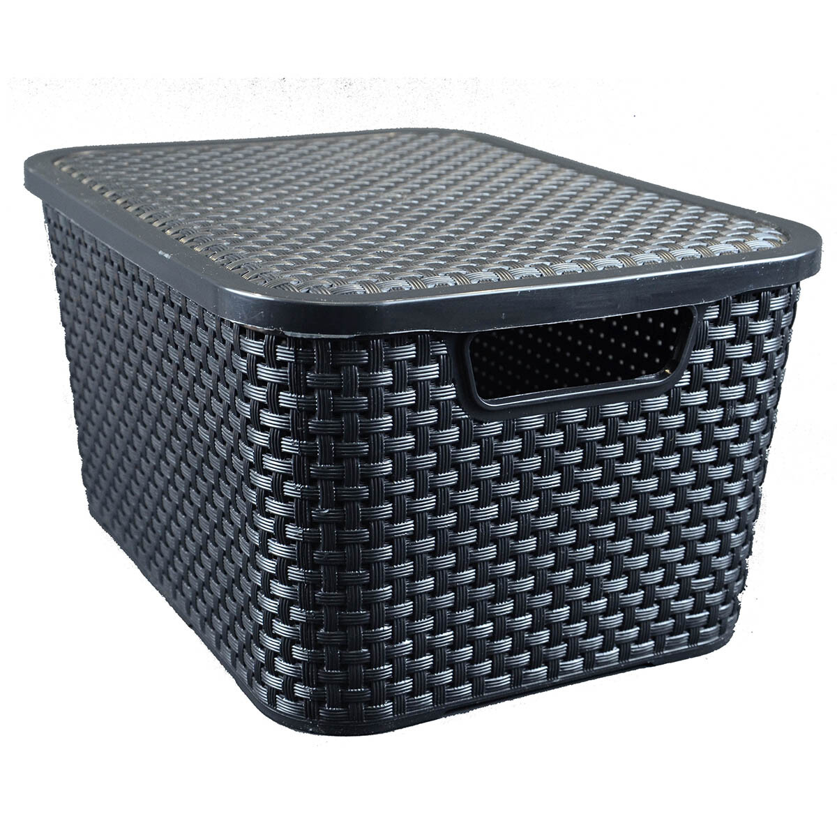 Caja ratán 20 lts - NEGRO 