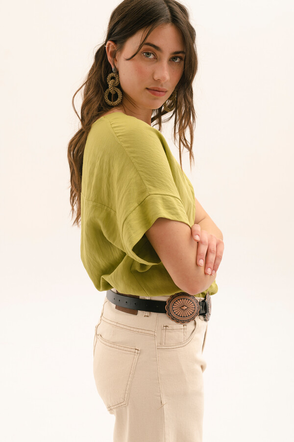 BLUSA VISCOSA OLIVA