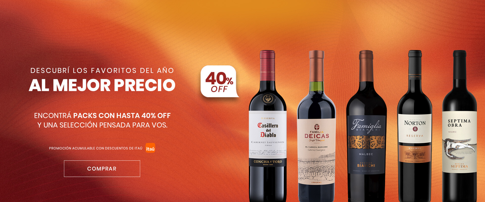 Los favoritos del año con hasta 40%Off