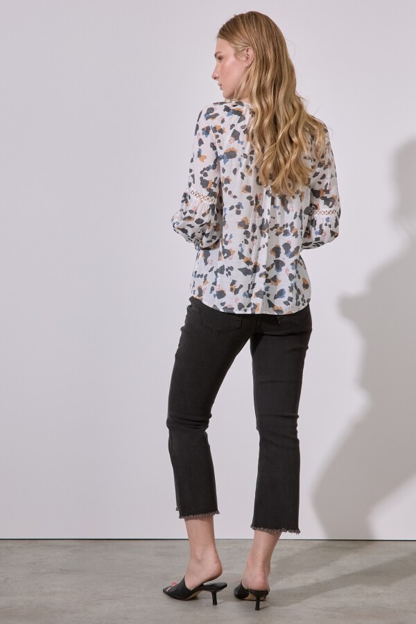 Blusa Flores BLANCO/MULTI