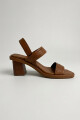 SANDALIA TRAMA CAMEL