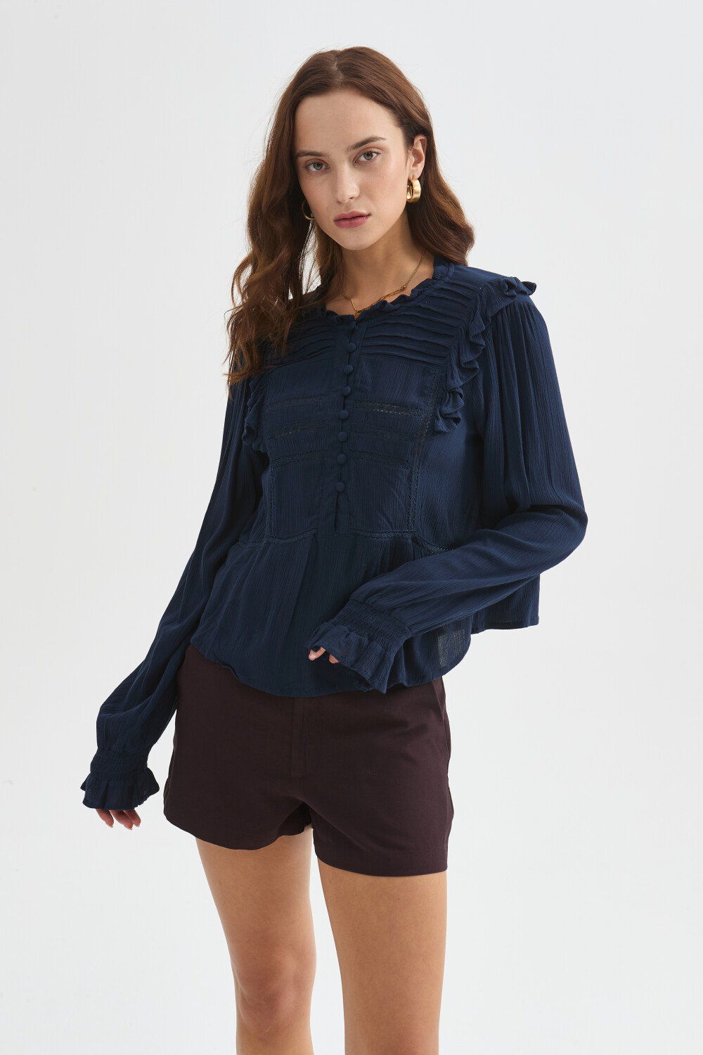 Blusa Narun Azul Marino