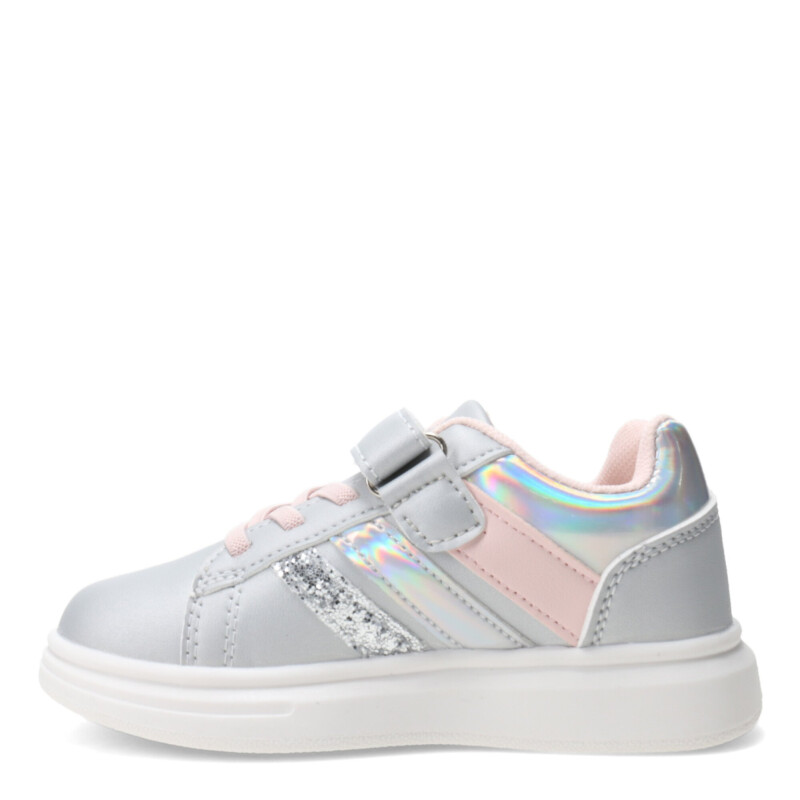 Championes de Niña MINI Miss Carol CALCIS Con glitter Plateado