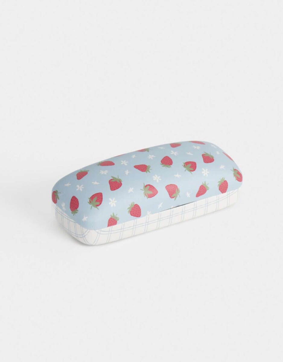 Estuche De Anteojos Rígido Estampado - Combinacion Multicolor 