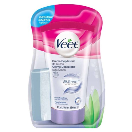 Crema Depilatoria Veet para Ducha Piel Sensible 155g Crema Depilatoria Veet para Ducha Piel Sensible 155g