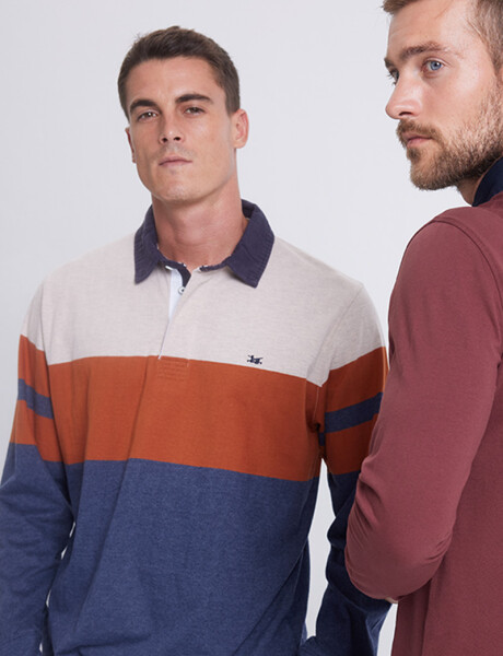 REMERA POLO RAYADA Arena