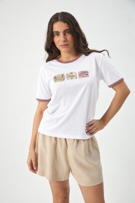 REMERA SARDINES BLANCO