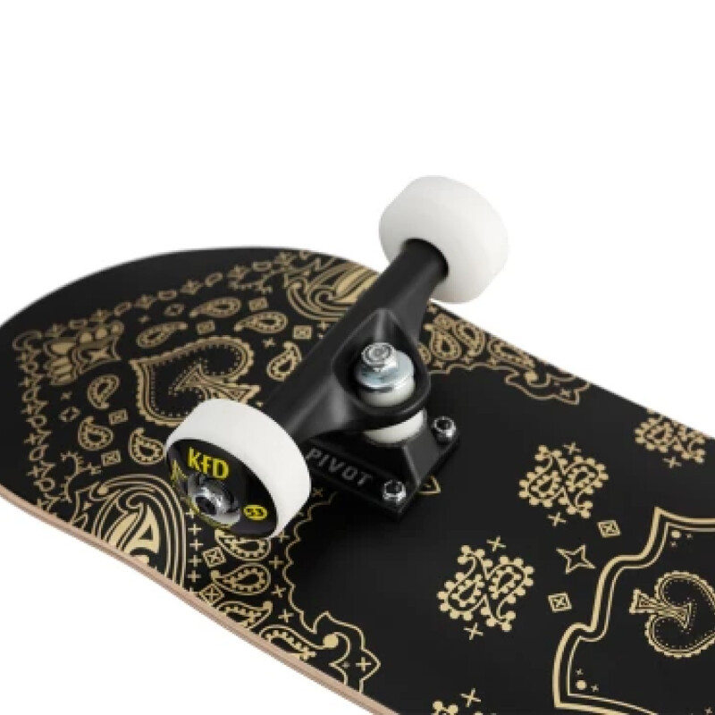 Skate armado KFD PROGRESSIVE PREMIUM BANDANA FOIL GOLD 7.75" Skate armado KFD PROGRESSIVE PREMIUM BANDANA FOIL GOLD 7.75"