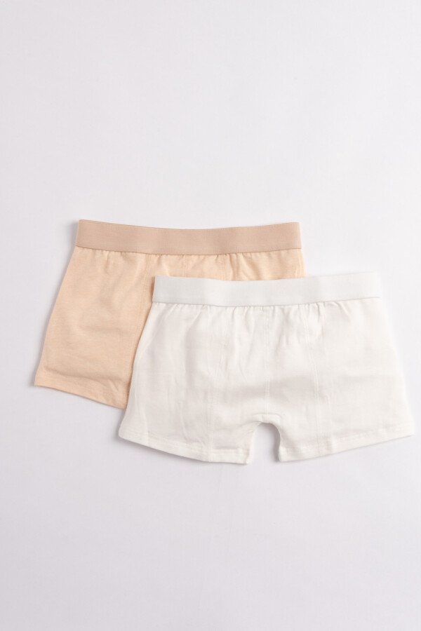 Boxer pack x2 Beige melange