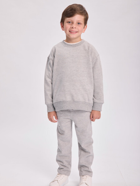 Pantalón deportivo recto Gris