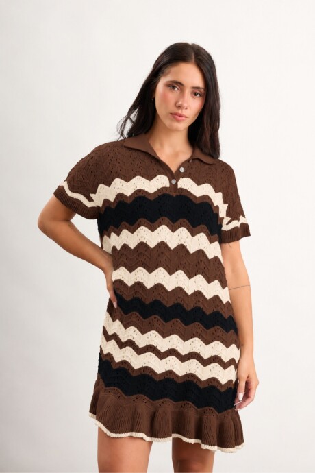 Vestido Odisea Marrón