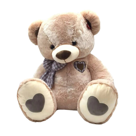 Oso Peluche Caramelo Grande Corazón Beige Oso Peluche Caramelo Grande Corazón Beige