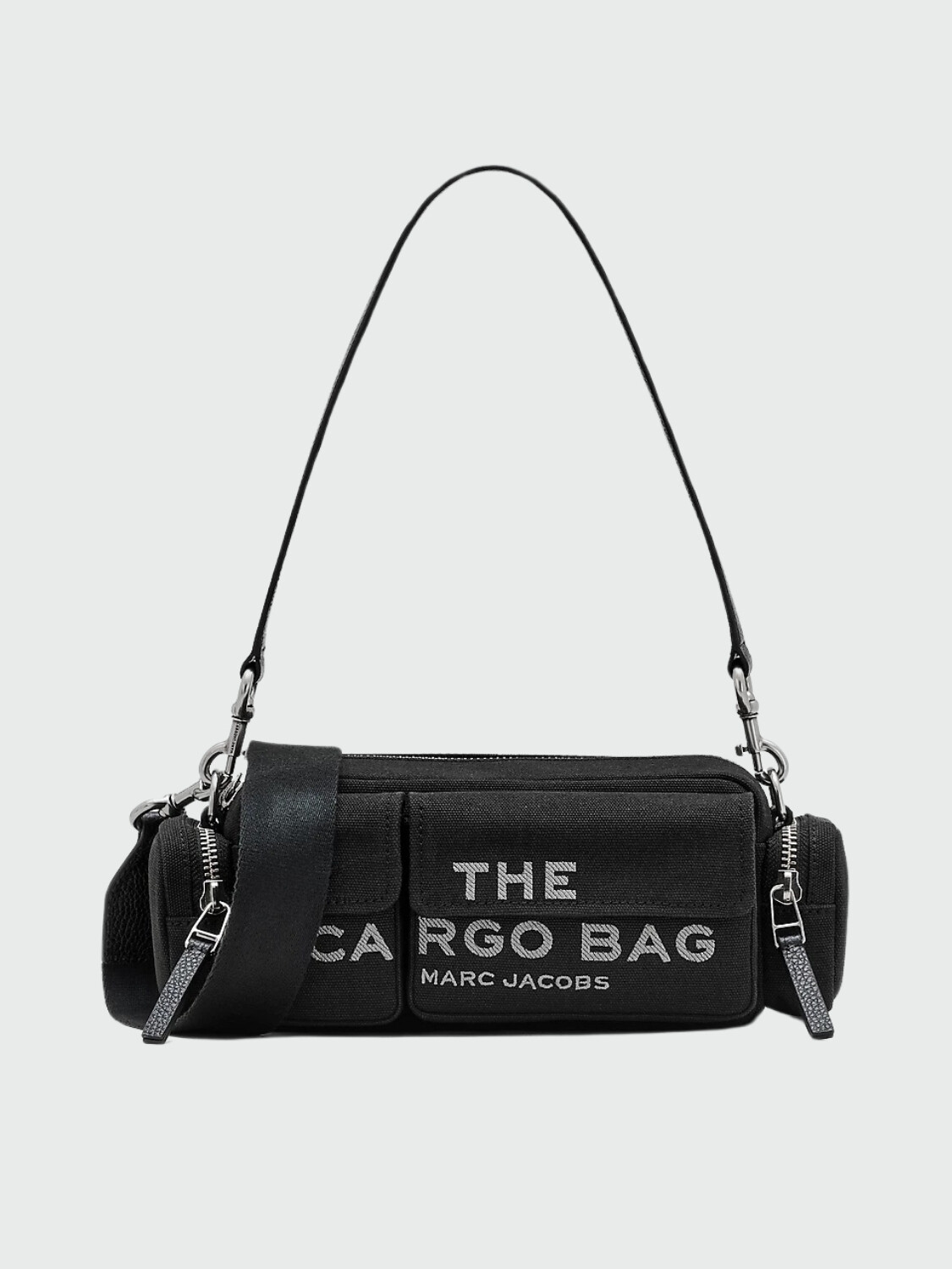 THE CARGO CANVAS SHOULDER BAG Negro