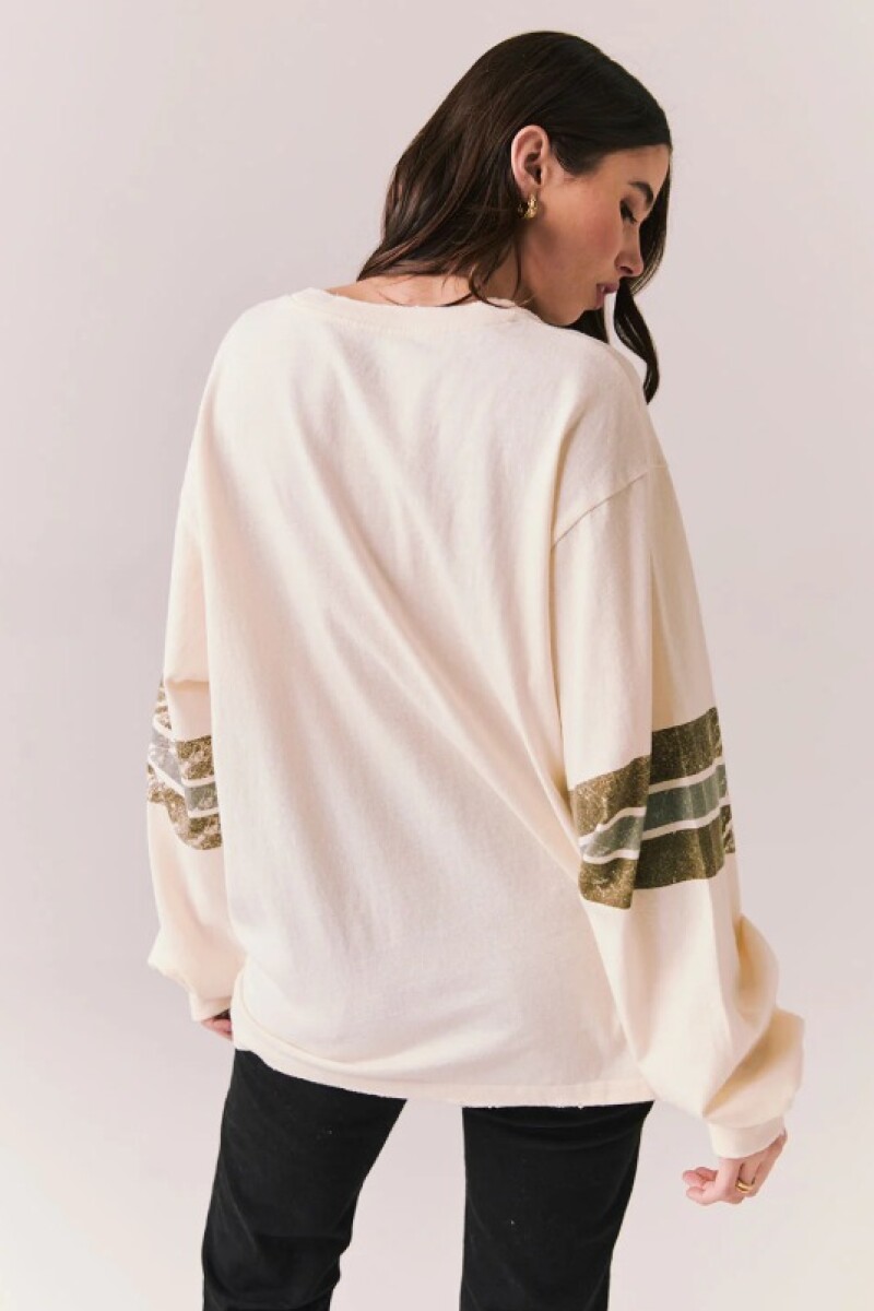 COAST COTTON JERSEY LS DISTRES Crudo