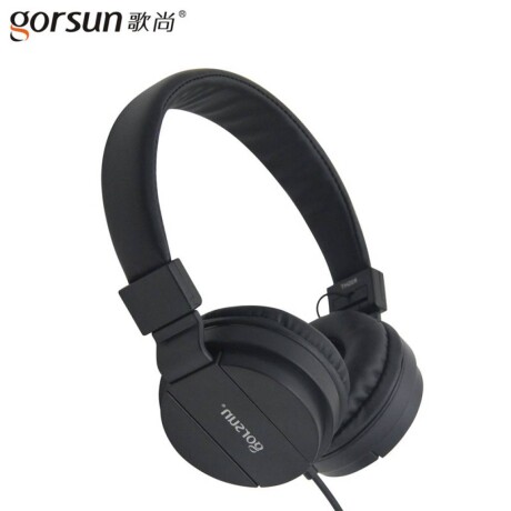 Auricular Stereo Gorsun 778 Cable De 120Cm Universo Binario NEGRO