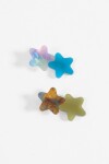 Set de clips estrellas multicolor