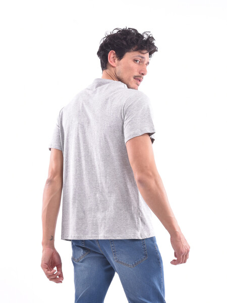 REMERA ARGOS GRIS MELANGE M
