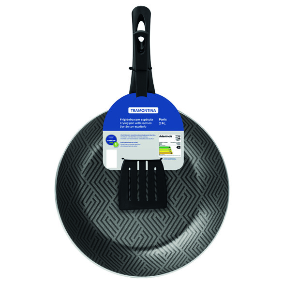 Sartén con espátula modelo "PARIS", Ø30cm -TRAMONTINA TR5616