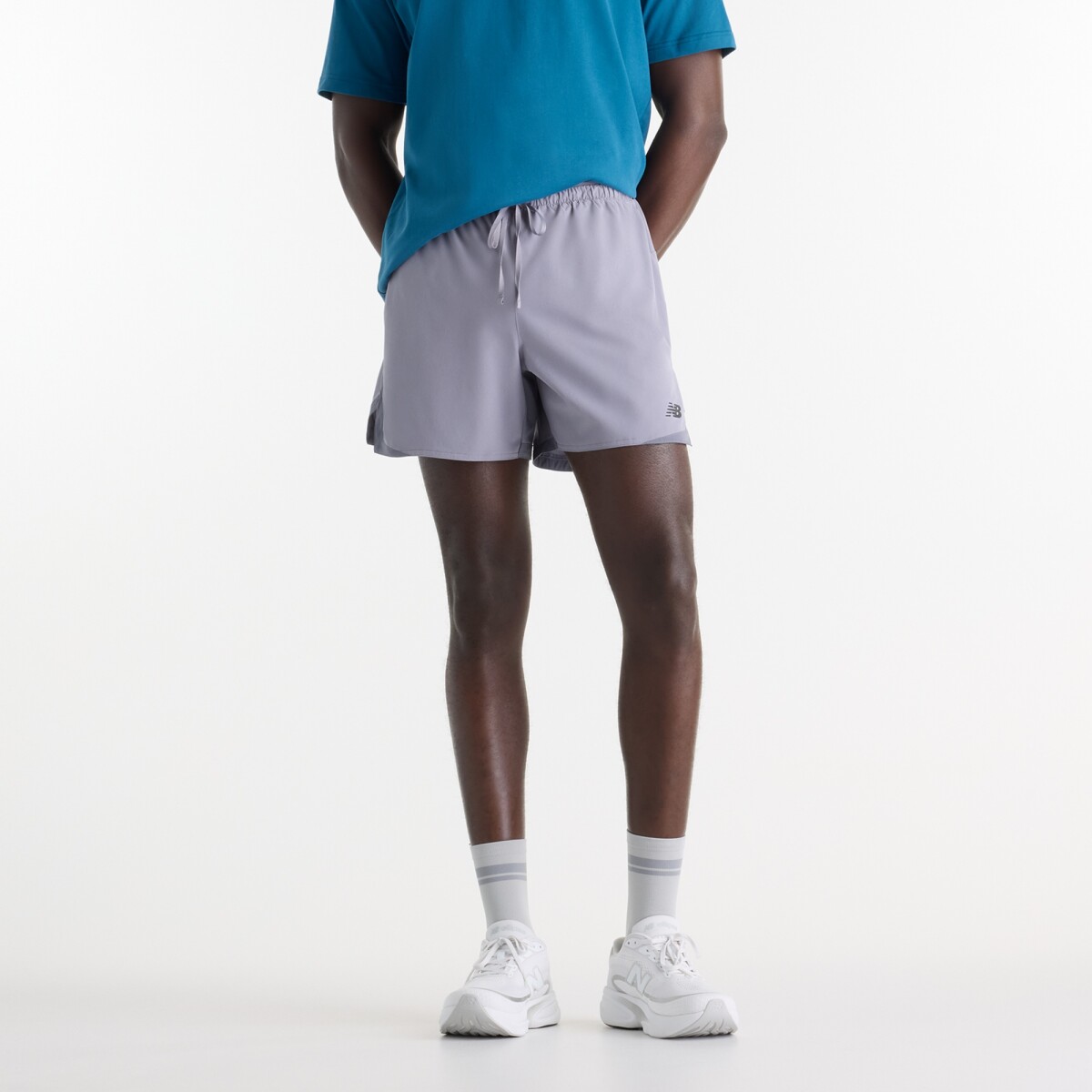 Short Running New Balance de Hombre RC Essential MB6180TAOFG - GREY 