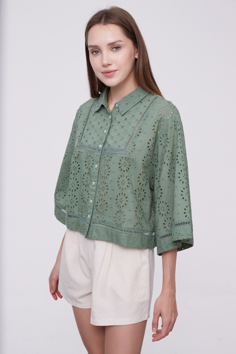 Camisa Hils - Verde Seco 