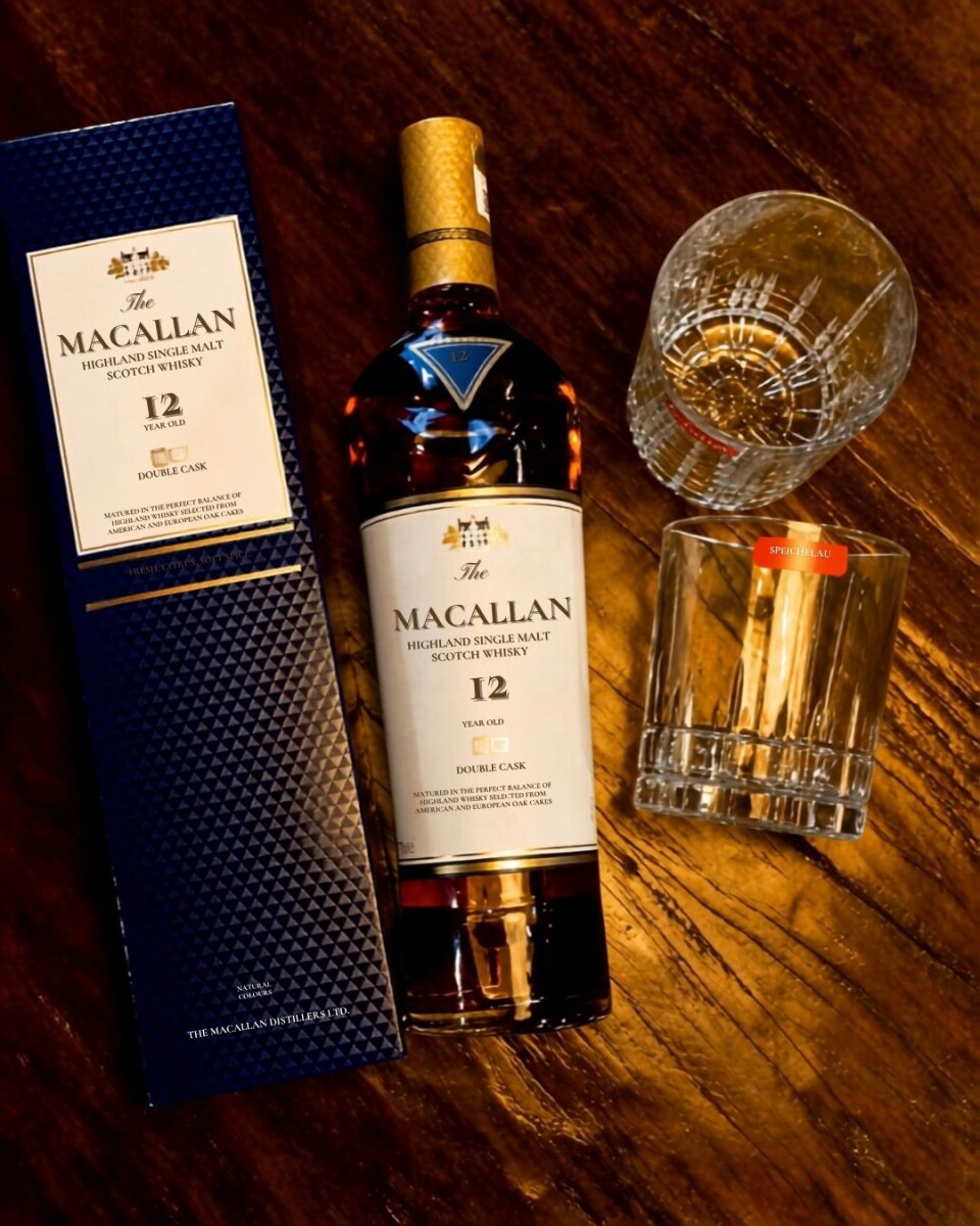 MACALLAN 12 + 2 SPIEGELAU 