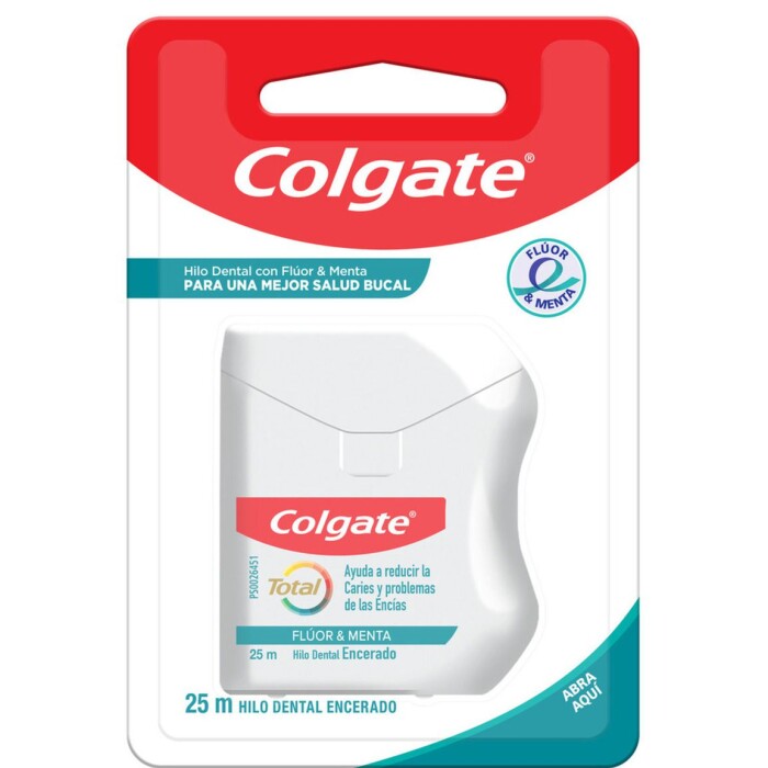 COLGATE TOTAL HILO DENT.FLUOR & MENTA25M única