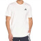 Remera de Hombre Adidas Essentials Logo Blanco - Negro