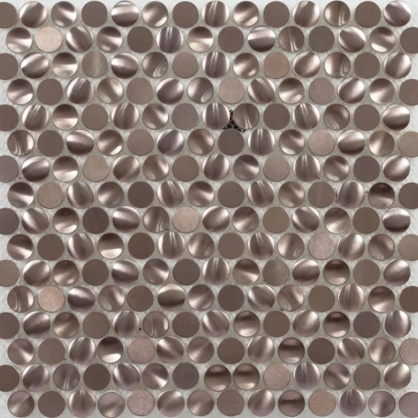 Pastilla Piscina Malla Acero Efecto 3D Cooper 29.2X29.2Cm 000