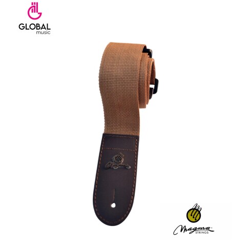 Correa Para Guitarra Magma Polipropileno Beige c/logo Correa Para Guitarra Magma Polipropileno Beige c/logo
