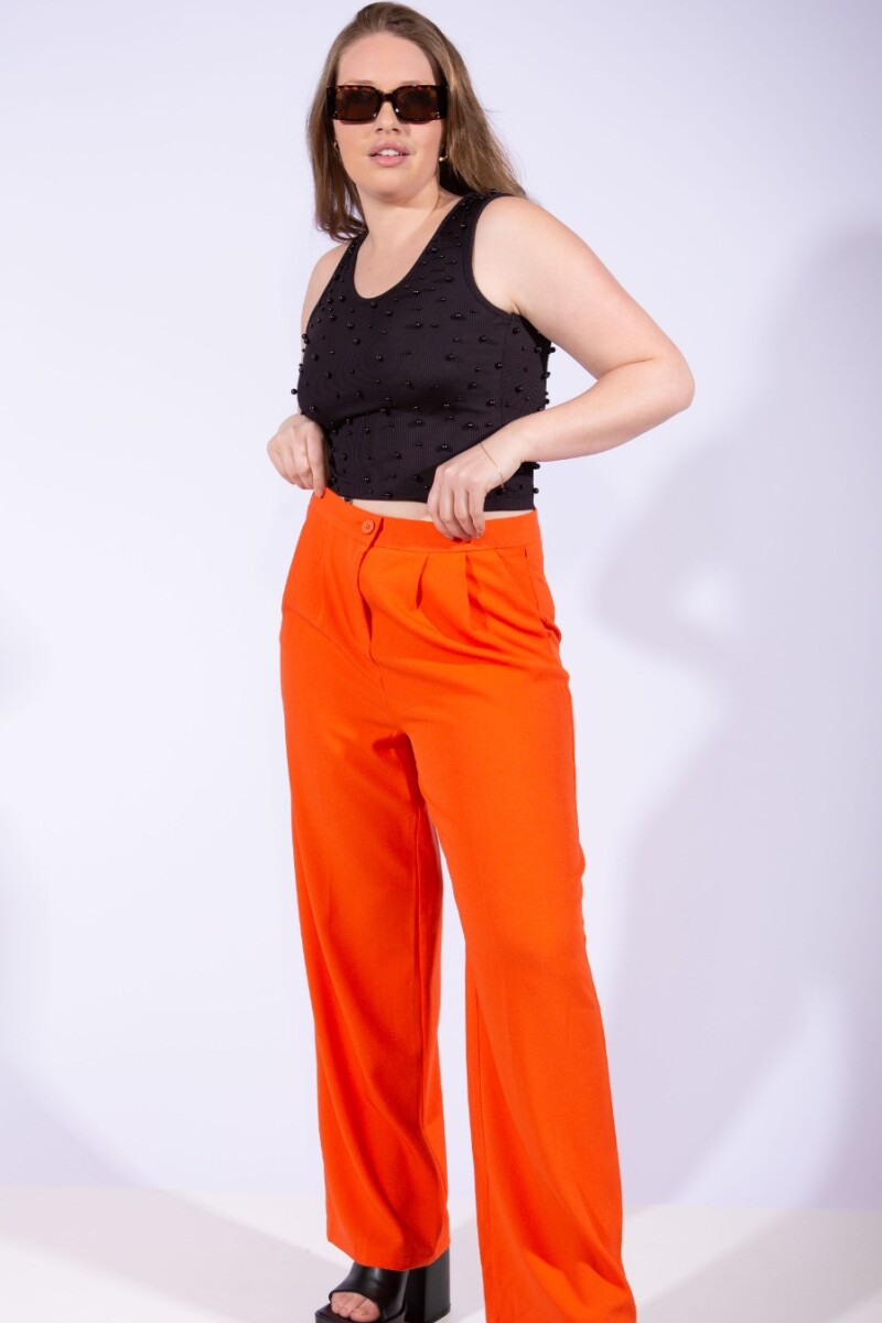 Pantalón sastrero Naranja