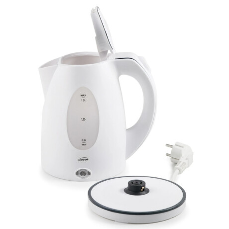 Kit Juego de Té Blanco con Tetera de Cerámica, Jarra Eléctrica Lacor y Set de Té 8 Piezas Kit Juego de Té Blanco con Tetera de Cerámica, Jarra Eléctrica Lacor y Set de Té 8 Piezas
