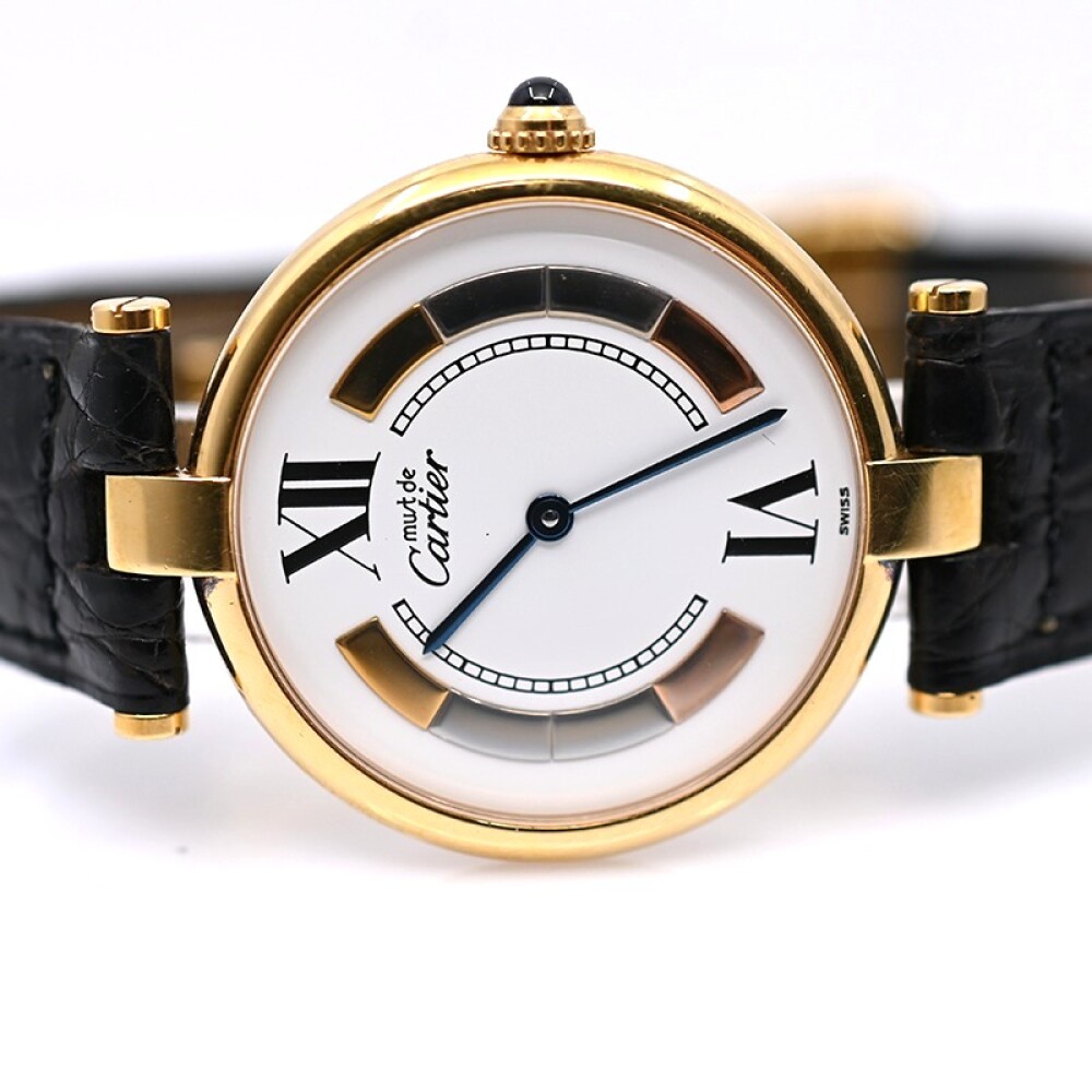 Cartier Ronde 590003 vermeil 30 mm quartz Cartier Ronde 590003 vermeil 30 mm quartz