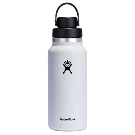 Botella Hydro Flask 32 OZ Wide Chug Cap Blanco