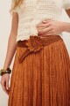 CINTO FAJA FLOWER BRAID Camel