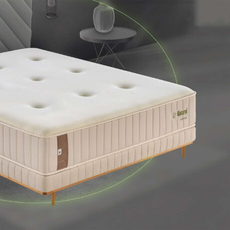 Colchon QUEEN Pikolin Resortes Pocket 250kg Nes Natural