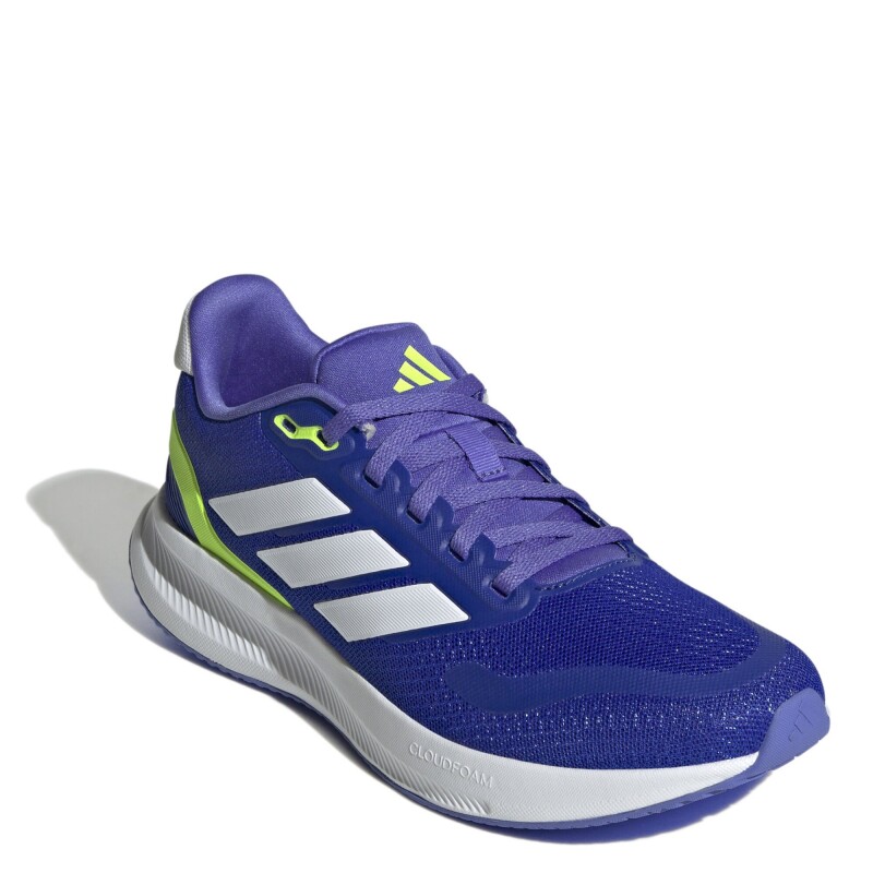 Championes Infantiles Adidas Run Falcon 5 Azul - Blanco - Fluor