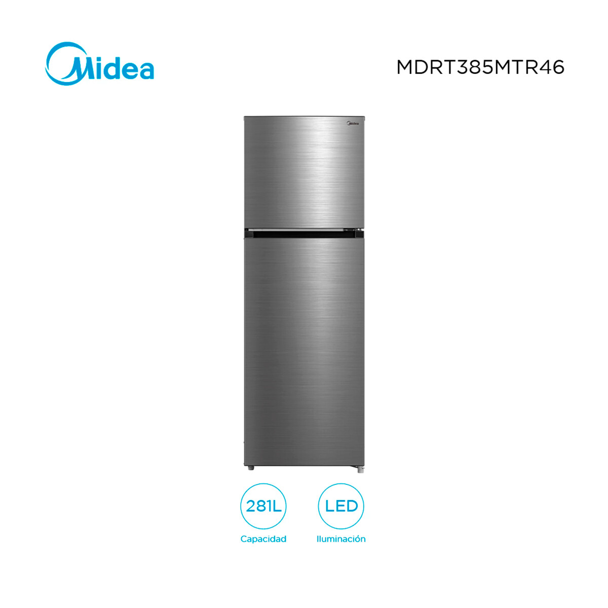 Refrigerador 274 Lts. Inox Midea M300sd Mdrt385mtr46 
